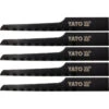 YATO 5 LAMES POUR SCIE SABRE PNEUMATIQUE 24 DENTS AU POUCE (24 TPI) -Magasin D'outils Pour La Maison 5 lames pour scie sabre pneumatique 24 dents au pouce 24 tpi