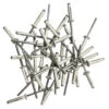 80 RIVETS ETOILES TRILOBES BLANCS DE 4.8 X 24 -Magasin D'outils Pour La Maison 80 rivets etoiles blancs de 48 x 24