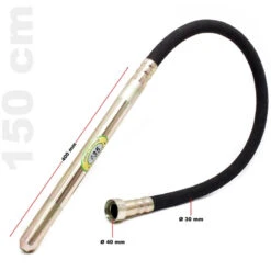 AIGUILLE VIBRANTE Ø 35 Mm LONGUEUR 1.50 METRES POUR VIBREUR ELECTRIQUE MANUEL -Magasin D'outils Pour La Maison aiguille vibrante o 35 mm longueur 150 metres pour vibreur electrique manuel 2