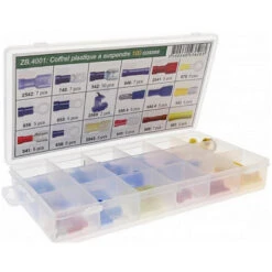 ASSORTIMENT DE 100 COSSES ELECTRIQUES ISOLEES A SERTIR