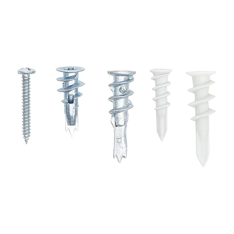 ASSORTIMENT DE CHEVILLES ET DE VIS POUR PLACOPLATRE - 100 Pièces 4 ASSORTIMENT DE CHEVILLES ET DE VIS POUR PLACOPLATRE - 100 Pièces – Image 2