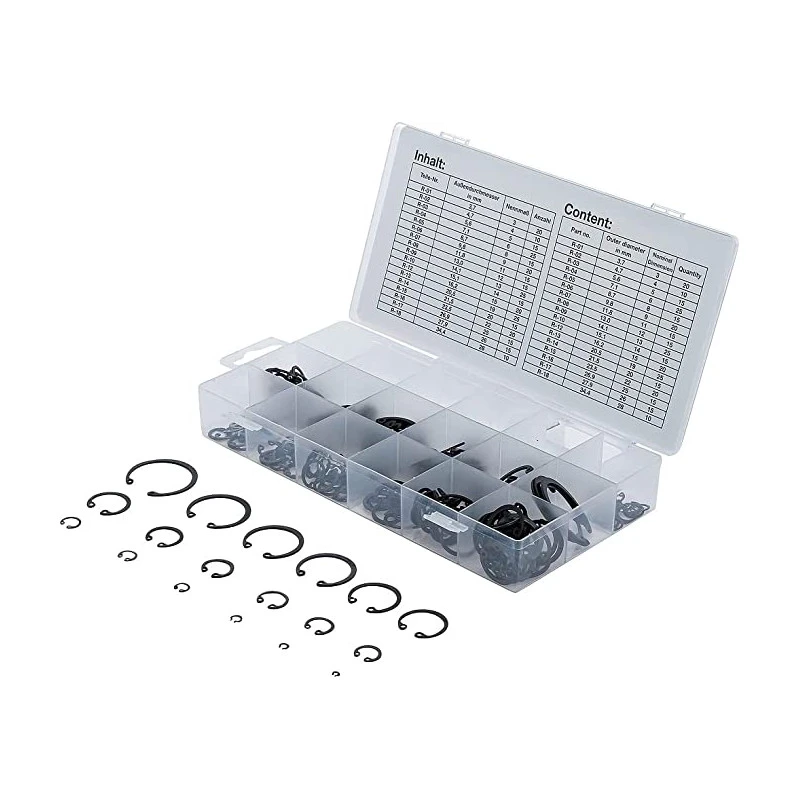 ASSORTIMENT DE 300 CIRCLIPS INTERIEURS De 3 à 32 Mm 4 ASSORTIMENT DE 300 CIRCLIPS INTERIEURS De 3 à 32 Mm – Image 2