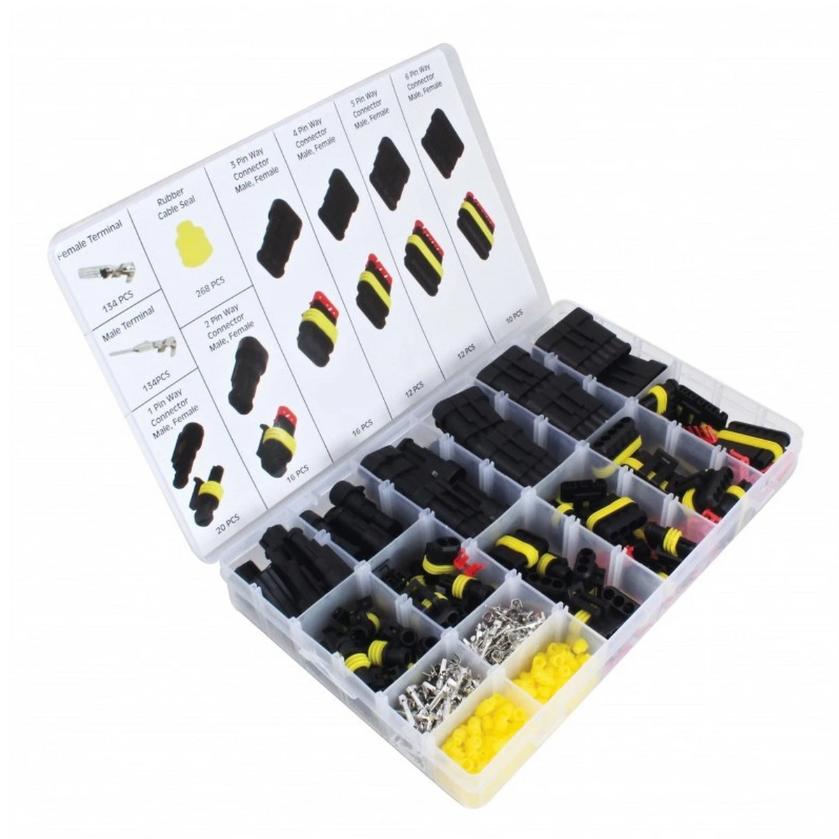 ASSORTIMENT DE CONNECTEURS ETANCHES TYPE SUPERSEAL DE 1, 2, 3, 4, 5 ET 6 BROCHES 5 ASSORTIMENT DE CONNECTEURS ETANCHES TYPE SUPERSEAL DE 1, 2, 3, 4, 5 ET 6 BROCHES – Image 3