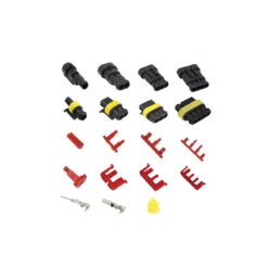 ASSORTIMENT DE CONNECTEURS ETANCHES TYPE SUPERSEAL DE 1, 2, 3 ET 4 BROCHES -Magasin D'outils Pour La Maison assortiment de connecteurs etanches type superseal de 1 2 3 et 4 broches 1