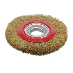 Silverline BROSSE CIRCULAIRE METALLIQUE A FILS D'ACIER LAITONNES DE 150 Mm TOUS TOURETS