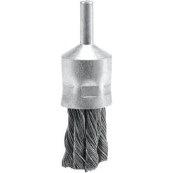 BROSSE PINCEAU A FIL D'ACIER TORSADEE Ø 22 MM TIGE DE 6MM