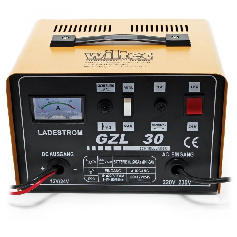 CHARGEUR PROFESSIONNEL RAPIDE DE BATTERIE VOITURE AUTOMATIQUE 12V - 24V 6 CHARGEUR PROFESSIONNEL RAPIDE DE BATTERIE VOITURE AUTOMATIQUE 12V - 24V – Image 4