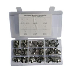 COFFRET DE 100 COLLIERS INOX A OREILLE