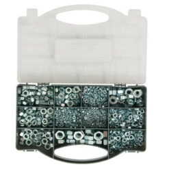 COFFRET DE 1000 ECROUS HEXAGONAUX METRIQUES DE M3 A M12 -Magasin D'outils Pour La Maison coffret de 1000 ecrous hexagonaux metriques de m3 a m12 2