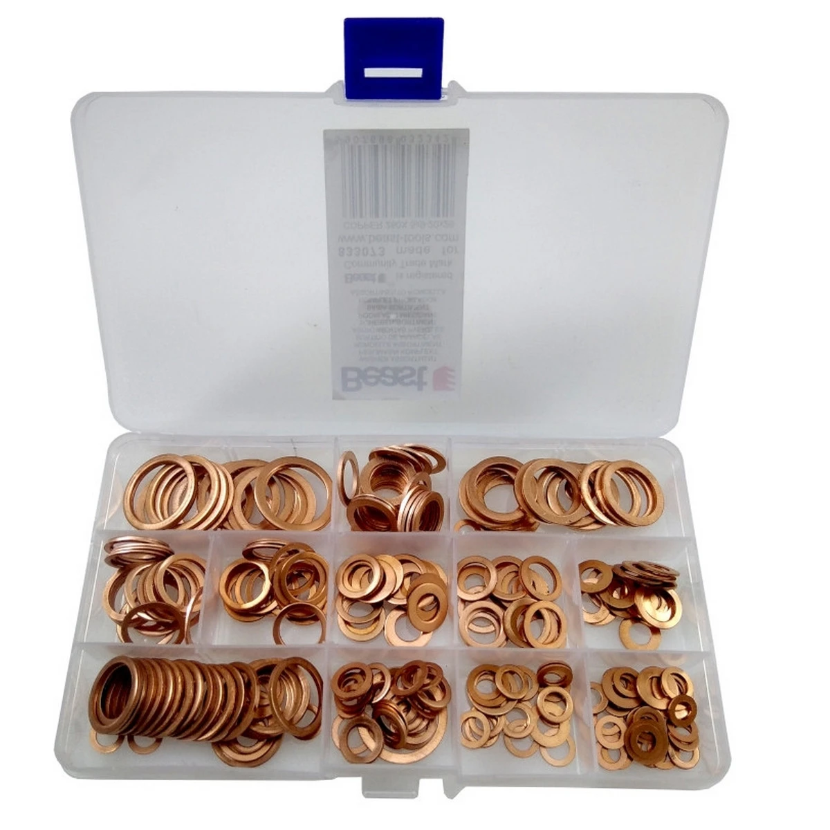 COFFRET De 280 RONDELLES JOINTS CUIVRES ASSORTIES - 12 DIMENSIONS 3 COFFRET De 280 RONDELLES JOINTS CUIVRES ASSORTIES - 12 DIMENSIONS