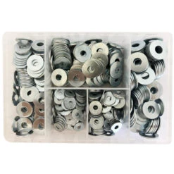 COFFRET DE 500 RONDELLES TOLERIE - 5 DIMENSIONS