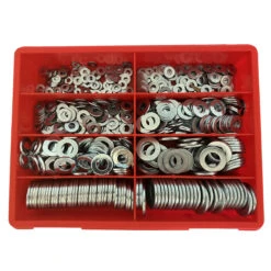 COFFRET DE 590 RONDELLES PLATES - 8 DIMENSIONS