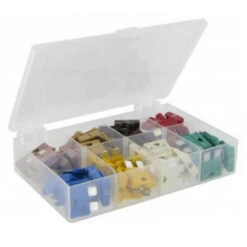 COFFRET DE FUSIBLES A LAMELLES POUR VOITURE - 120 Pièces -Magasin D'outils Pour La Maison coffret de fusibles de voiture 120pcs 1