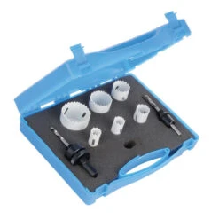 Silverline TOP PROMO COFFRET DE SCIE-CLOCHES BI-METAL POUR ELECTRICIENS DE 18 à 51mm -Magasin D'outils Pour La Maison coffret de scie cloches bi metal pour electriciens de 18 51 2