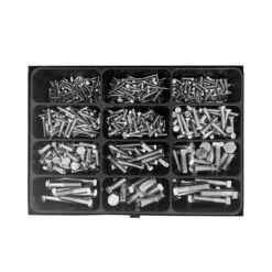 COFFRET METALLIQUE DE 732 BOULONS - 12 DIMENSIONS