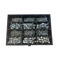 COFFRET METALLIQUE DE 1270 ECROUS - 12 DIMENSIONS