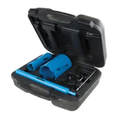 Silverline COFFRET SCIES TREPANS DIAMANTEES 27, 53, ET 106 Mm 7 PIECES 1/2 BSP