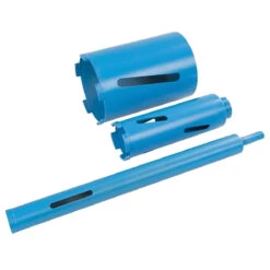 Silverline COFFRET SCIES TREPANS DIAMANTEES 27, 53, ET 106 Mm 7 PIECES 1/2 BSP -Magasin D'outils Pour La Maison coffret scies trepans diamantees 2852 et 107 mm 7 pieces 1 2 bsp 3