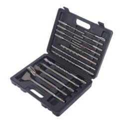 COFFRET TREPANS 17 FORETS, BURINS POUR MACONNERIE/BETON EMMANCHEMENT SDS