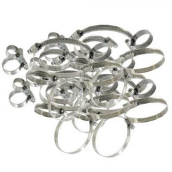 COLLIER DE SERRAGE DE DURITES DE 16 à 70 MM BANDE PLEINE (80 PCS)