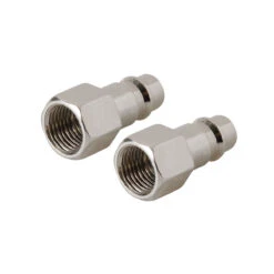 Silverline 2 EMBOUTS POUR RACCORD PNEUMATIQUE EURO - FILETAGE FEMELLE 1/4 BSP