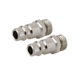 Silverline 2 EMBOUTS POUR RACCORD PNEUMATIQUE EURO - FILETAGE MALE 1/4 BSP