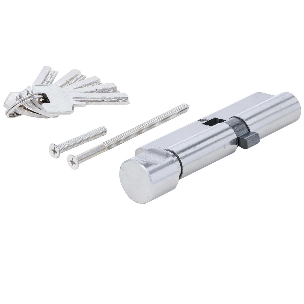 CYLINDRE DE SERRURE DE SECURITE AVEC BOUTON 90 MM 45/45 ET 5 CLES 4 CYLINDRE DE SERRURE DE SECURITE AVEC BOUTON 90 MM 45/45 ET 5 CLES – Image 2