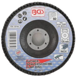 DISQUE Ø 125 Mm 22 Mm A LAMELLE BGS GRAIN DE 60