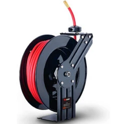 ENROULEUR AUTOMATIQUE AIR COMPRIME 20 BARS, 10mm INTERIEUR 20 Mètres