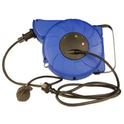 ENROULEUR ELECTRIQUE MURAL - 16 Mètres - CABLE 3X1.5G