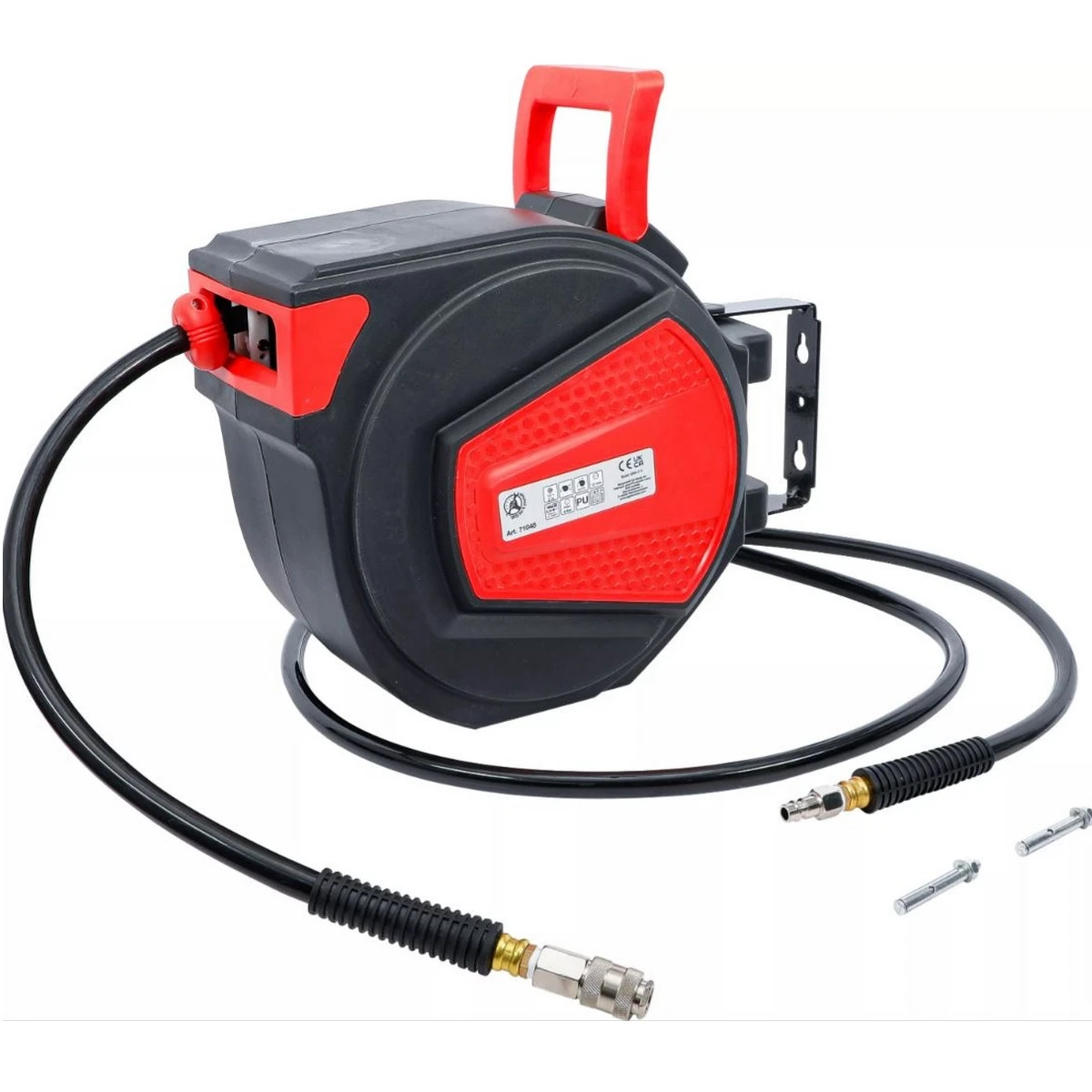 ENROULEUR GROS DEBIT 12mm DEVIDOIR AUTOMATIQUE BGS 12+2METRES TUYAU AIR COMPRIME 4 ENROULEUR GROS DEBIT 12mm DEVIDOIR AUTOMATIQUE BGS 12+2METRES TUYAU AIR COMPRIME – Image 2