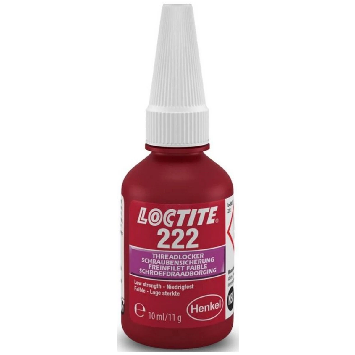 FREIN FILET FAIBLE PROFESSIONNEL LOCTITE 222 10 Ml 3 FREIN FILET FAIBLE PROFESSIONNEL LOCTITE 222 10 Ml