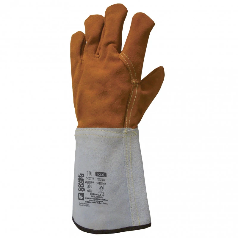 GANTS SOUDEUR EUROWELD 250 TAILLE 10 CROUTE DE BOVIN MANCHETTE 15 CM 5 GANTS SOUDEUR EUROWELD 250 TAILLE 10 CROUTE DE BOVIN MANCHETTE 15 CM – Image 3