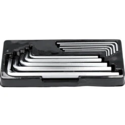 YATO JEU 10 CLES MALES EXTRA LONGUES ALLEN, BTR, CHC, 6 PANS POIDS LOURD DE 3 A 17mm -Magasin D'outils Pour La Maison jeu 10 cles males extra longues allen btr chc 6 pans poids lourd de 3 a 17mm 2