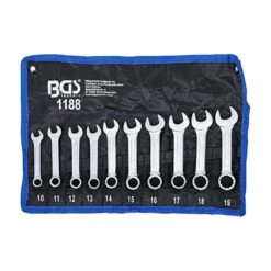 JEU DE 10 CLES COURTES MIXTES BGS (PLATE ET A OEIL) DE 10 A 19 MM 9 JEU DE 10 CLES COURTES MIXTES BGS (PLATE ET A OEIL) DE 10 A 19 MM -Magasin D'outils Pour La Maison jeu de 10 cles courtes mixtes bgs plate et a oeil de 10 a 19 mm 3