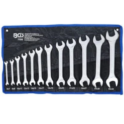 JEU DE 12 CLES PLATES DOUBLE FOURCHES DE 6 X 7 Mm à 30 X 32 Mm CHROME VANADIUM -Magasin D'outils Pour La Maison jeu de 12 cles plates double fourches de 6x7mm a 30x32mm chrome vanadium 1