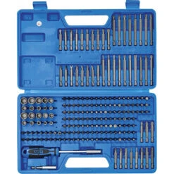 LOT DE 208 EMBOUTS ET DOUILLES 6 PANS 1/4 POUR VISSEUSES -Magasin D'outils Pour La Maison jeu de 208 embouts 6 pans 1 4 pour visseuses 1