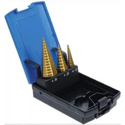 JEU DE 3 FORETS FRAISES BGS DIY ETAGES DE 4-12 Mm, 4-20 Mm Et 4-30 Mm -Magasin D'outils Pour La Maison jeu de 3 forets fraises bgs diy etages de 4 12 mm 4 20 mm et 4 30 mm 1