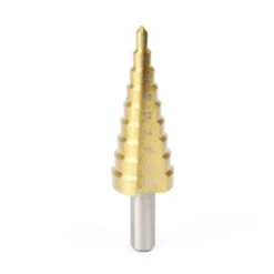 JEU DE 3 FORETS FRAISES QUEUE CYLINDRIQUE HSS CONIQUE A ETAGES 3 -20 Mm -Magasin D'outils Pour La Maison jeu de 3 forets fraises queue cylindrique hss conique a etages 3 20 mm 1