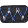 JEU DE 4 PINCES A CIRCLIPS INTERIEUR, EXTERIEUR DROITES ET COUDEES 175mm BGS -Magasin D'outils Pour La Maison jeu de 4 pinces a circlips interieur exterieur droites et coudees 175mm bgs