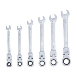 JEU DE 6 CLES MIXTES A CLIQUET AUX POUCES OEIL PLATE FLEXIBLES DE 1/4 A 9/16 6 JEU DE 6 CLES MIXTES A CLIQUET AUX POUCES OEIL PLATE FLEXIBLES DE 1/4 A 9/16 -Magasin D'outils Pour La Maison jeu de 7 cles mixtes oeil plate flexibles cotes aux pouces de 1 4 a 9 16 1