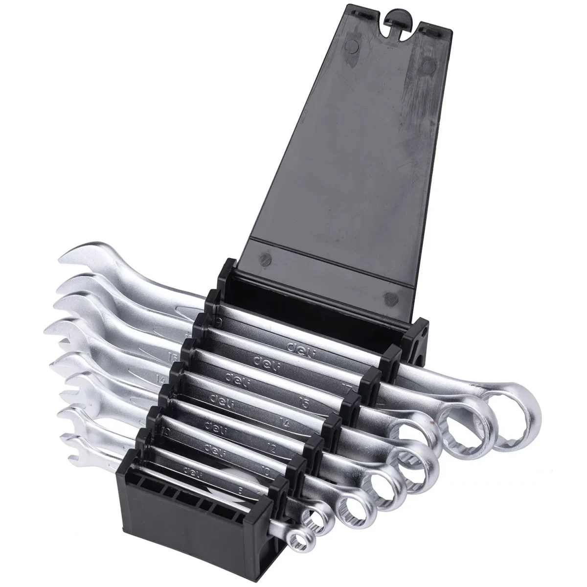 Deli JEU DE 8 CLES MIXTES DE 6 - 8 - 10 - 12 - 14 - 15 - 17 ET 19 Mm 6 Deli JEU DE 8 CLES MIXTES DE 6 - 8 - 10 - 12 - 14 - 15 - 17 ET 19 Mm – Image 4