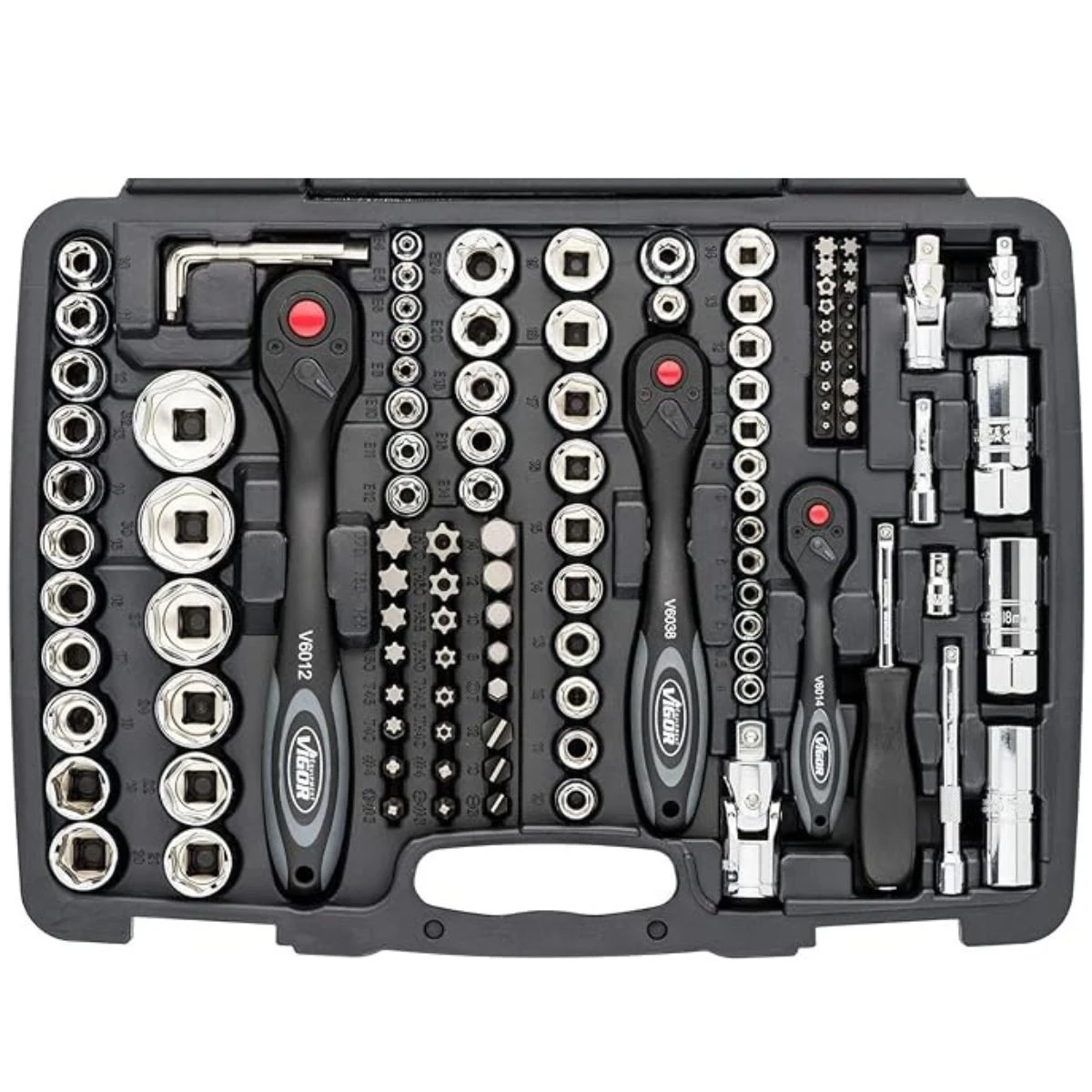 TOP PROMO MALLETTE VIGOR JEU DE CLES A DOUILLES - 172 OUTILS 5 TOP PROMO MALLETTE VIGOR JEU DE CLES A DOUILLES - 172 OUTILS – Image 3