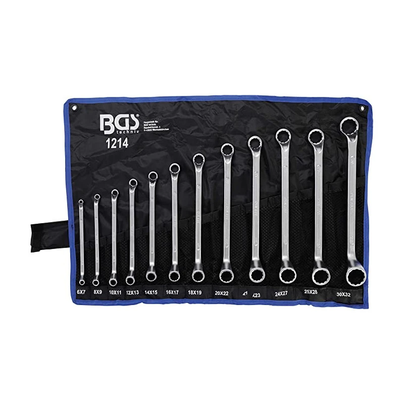 JEU DE CLES POLYGONALES BGS CONTRE COUDEES DE 6 à 32 MM EN POCHETTE 6 JEU DE CLES POLYGONALES BGS CONTRE COUDEES DE 6 à 32 MM EN POCHETTE – Image 4