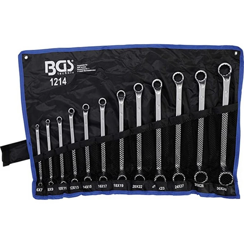 JEU DE CLES POLYGONALES BGS CONTRE COUDEES DE 6 à 32 MM EN POCHETTE 3 JEU DE CLES POLYGONALES BGS CONTRE COUDEES DE 6 à 32 MM EN POCHETTE