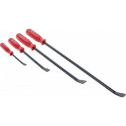 JEU DE 4 LEVIERS DE FORCE RENFORCES, PIED DE BICHE, PINCE MONSEIGNEUR -Magasin D'outils Pour La Maison jeu de leviers 4pcs 1