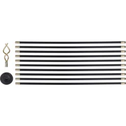 YATO KIT 10 CANNES DE CURAGE, DRAINAGE / RAMONAGE Longueur De Chaque Pièce: 92 Cms