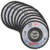 LOT 10 DISQUES Ø 125 Mm 22 Mm A LAMELLES BGS GRAIN DE 60 -Magasin D'outils Pour La Maison lot 10 disques a lamelles bgs o 125 mm 22mm grain de 60