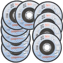LOT 10 DISQUES Ø 125 Mm 22 Mm A LAMELLES BGS GRAIN DE 80 9 LOT 10 DISQUES Ø 125 Mm 22 Mm A LAMELLES BGS GRAIN DE 80 -Magasin D'outils Pour La Maison lot 10 disques a lamelles bgs o 125 mm 22mm grain de 80 2