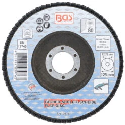 LOT 10 DISQUES Ø 125 Mm 22 Mm A LAMELLES BGS GRAIN DE 80 10 LOT 10 DISQUES Ø 125 Mm 22 Mm A LAMELLES BGS GRAIN DE 80 -Magasin D'outils Pour La Maison lot 10 disques a lamelles bgs o 125 mm 22mm grain de 80 3